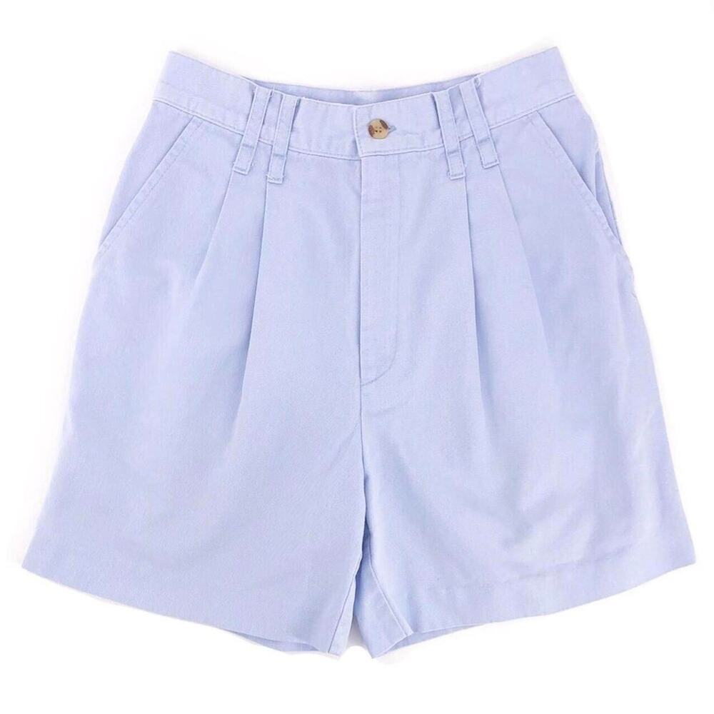 90s Chic light blue bermuda shorts 1990s vintage